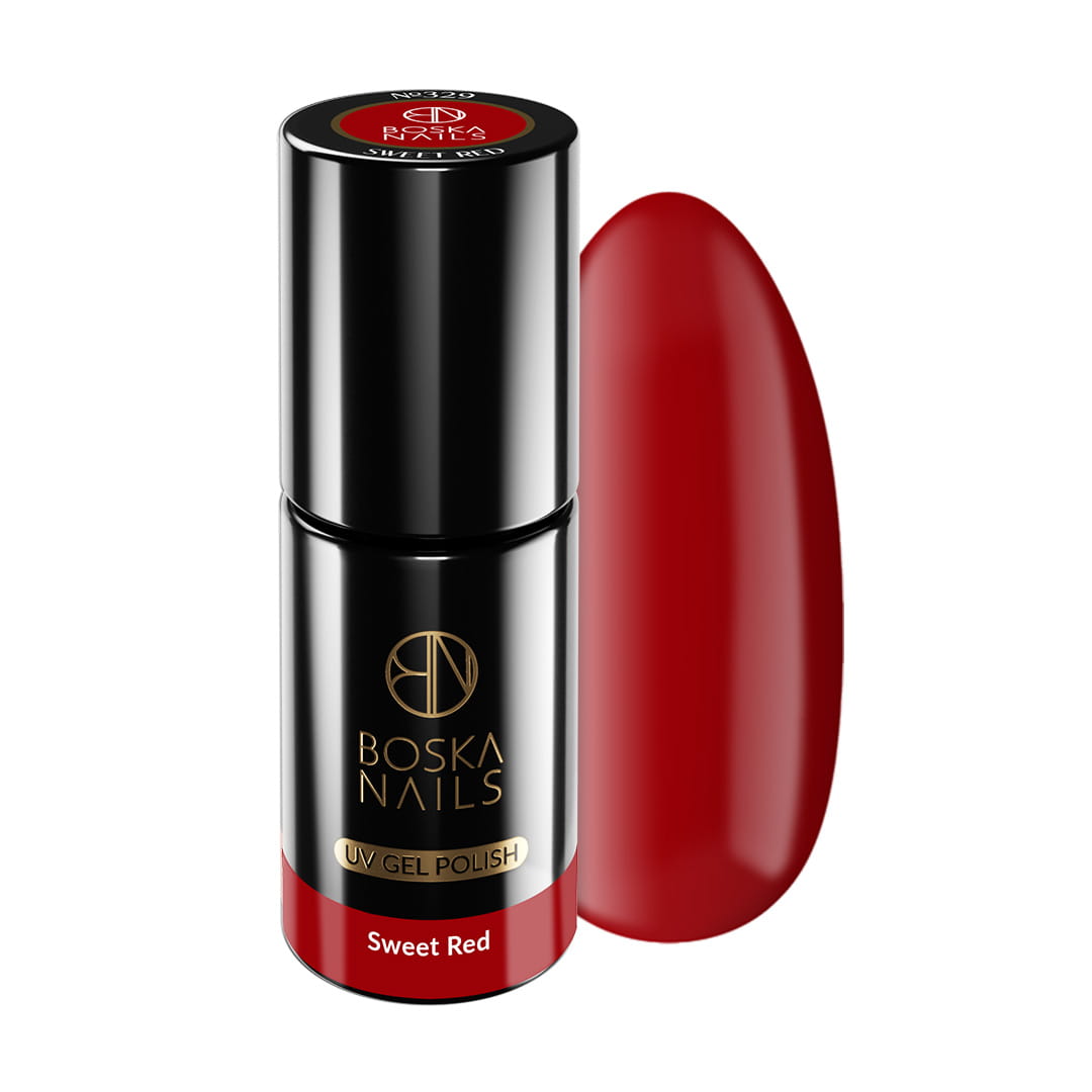 Boska Nails Lakier Hybrydowy Divine Sweet Red No 329 6ml