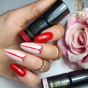 Boska Nails Lakier Hybrydowy Divine Sweet Red No 329 6ml