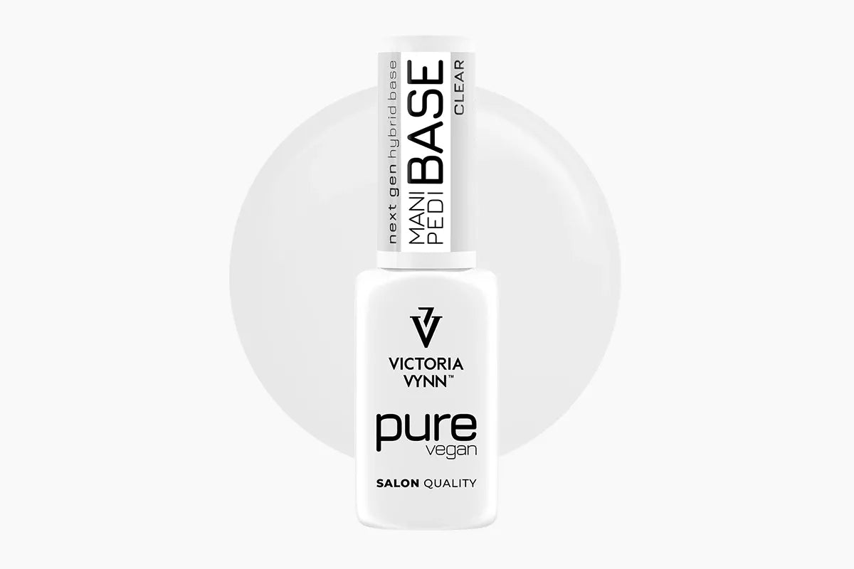 Victoria Vynn 5 Pack Pure Zestaw Do Manicure Hybrydowego Mani Pedi Base + Pure Creamy Hybrid Top