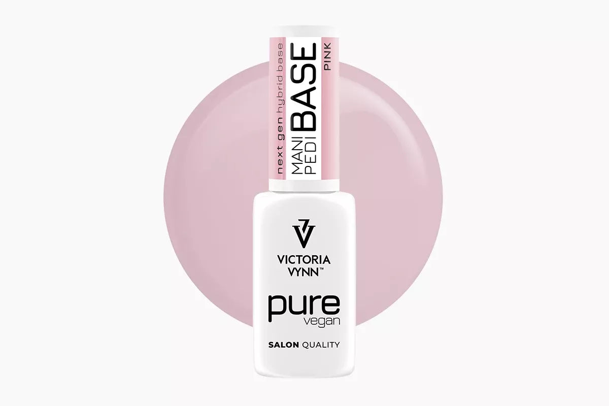 Victoria Vynn 5 Pack Pure Zestaw Do Manicure Hybrydowego Mani Pedi Base + Pure Creamy Hybrid Top