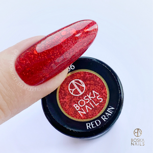 Boska Nails Lakier Hybrydowy Divine Red Rain No 366 6ml