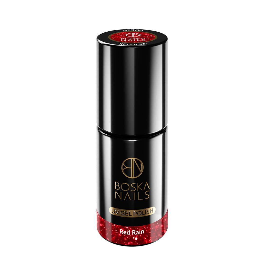 Boska Nails Lakier Hybrydowy Divine Red Rain No 366 6ml