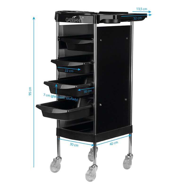 Gabbiano Pomocnik Fryzjerski Fx11-B Black