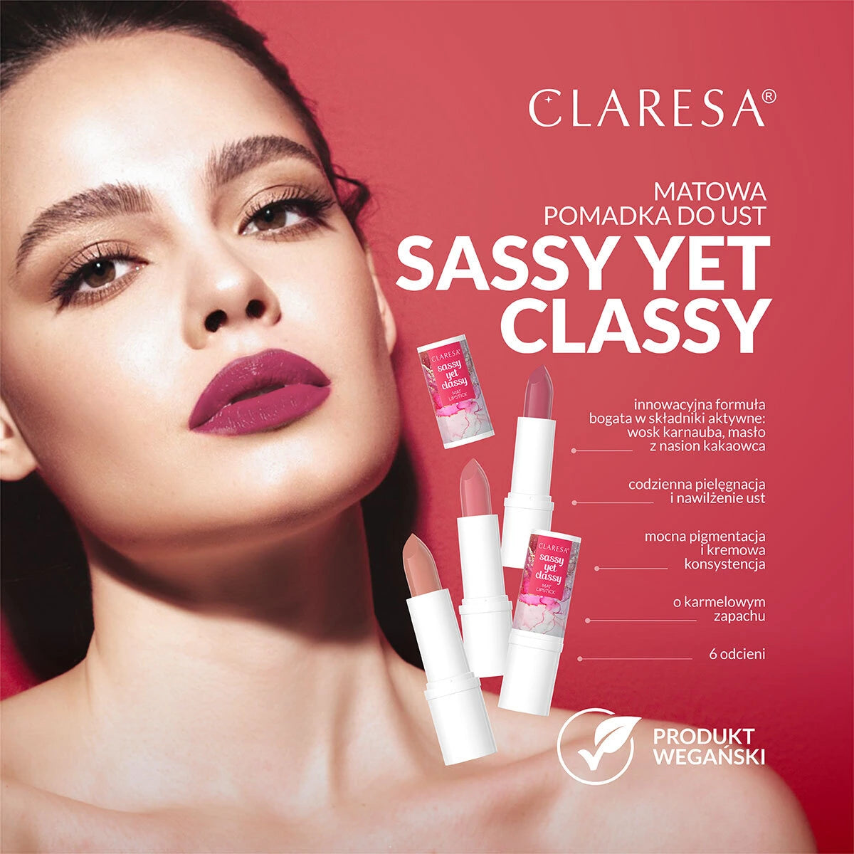 Claresa Pomadka Matowa Sassy Yet Classy 15 Seductive