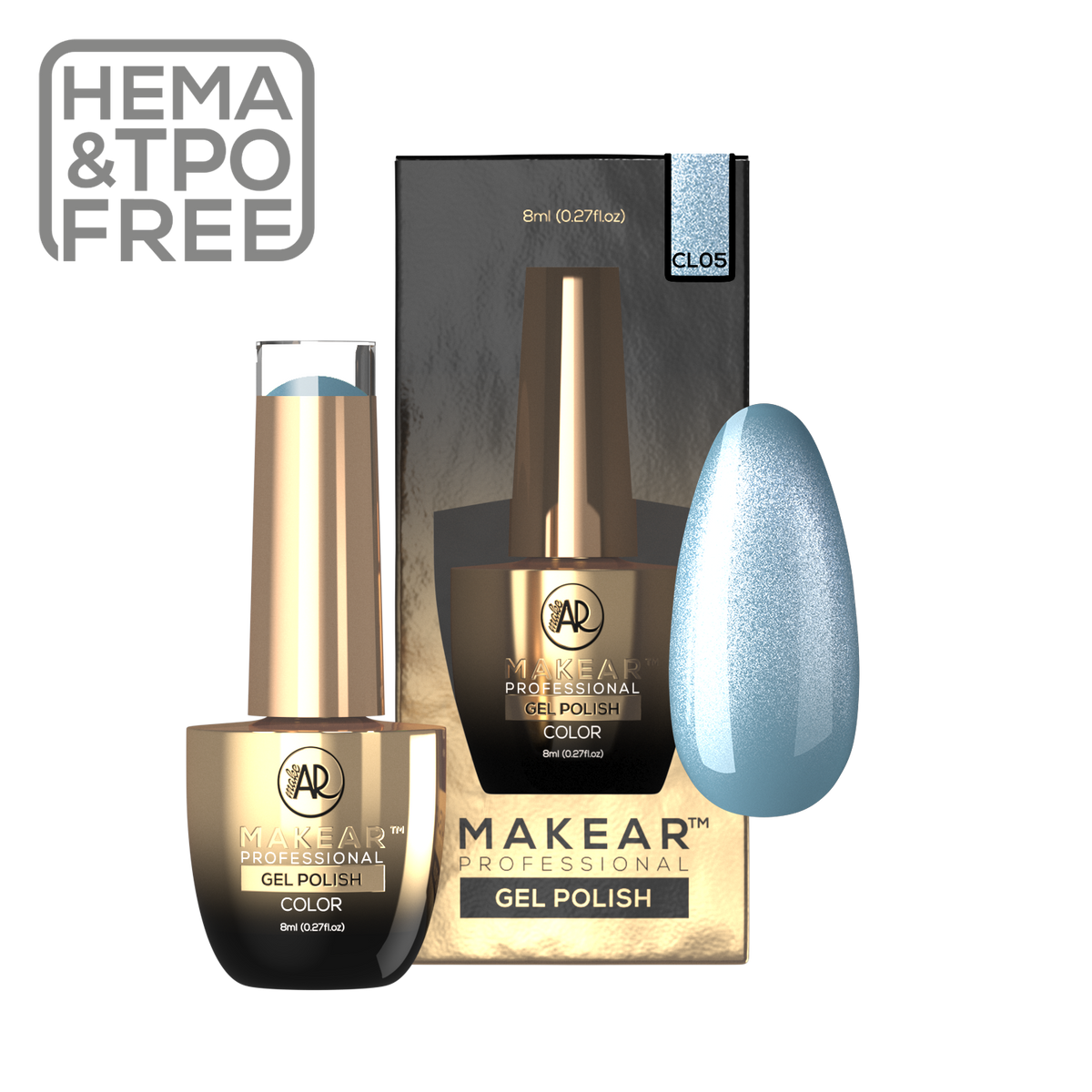 MAKEAR Makear Hybrid-Nagellack CL05 Manhattan Night 8Ml — Inhaltsstoffe und Bewertung