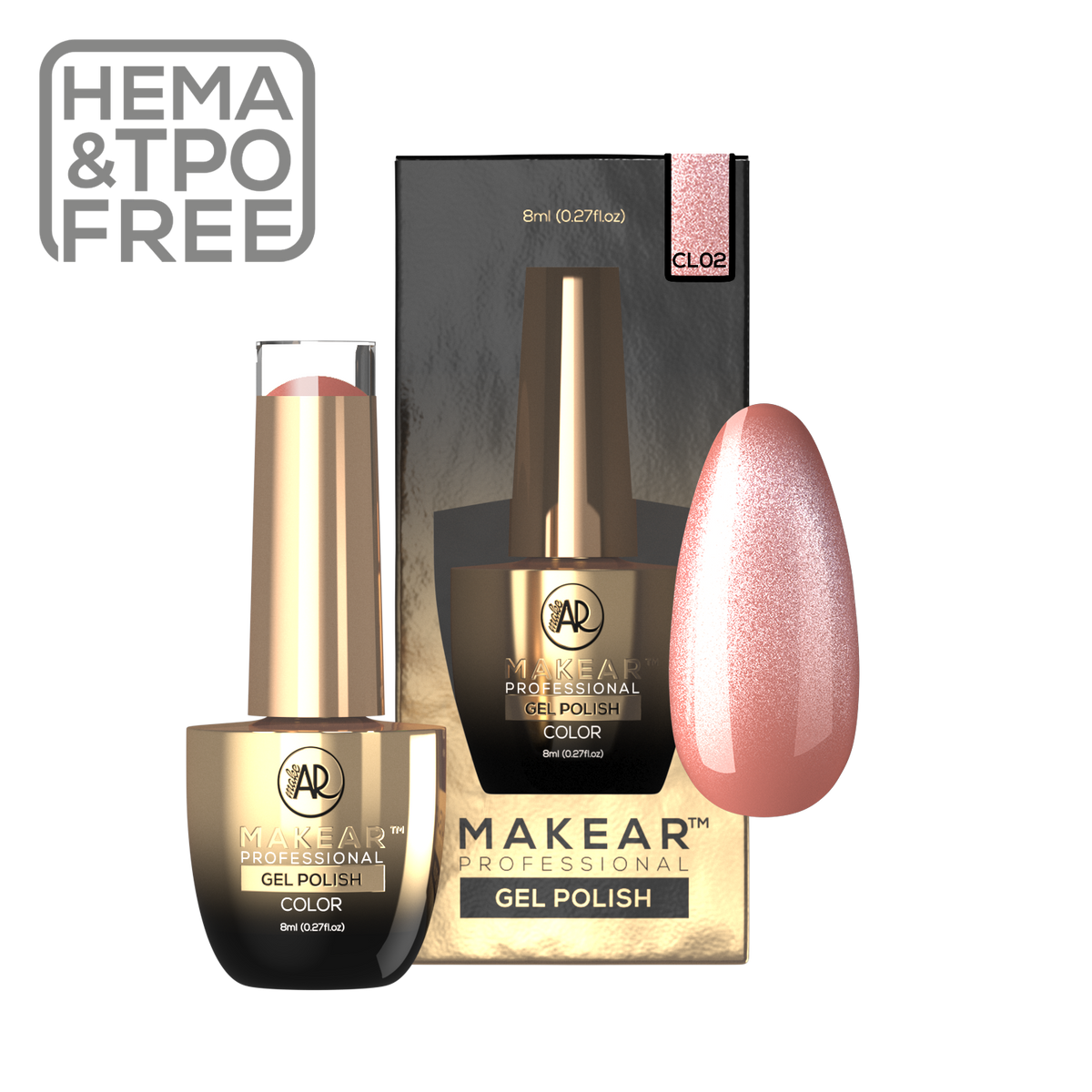 MAKEAR Makear Hybrid-Nagellack CL02 Tokio Lights 8Ml — Inhaltsstoffe und Bewertung