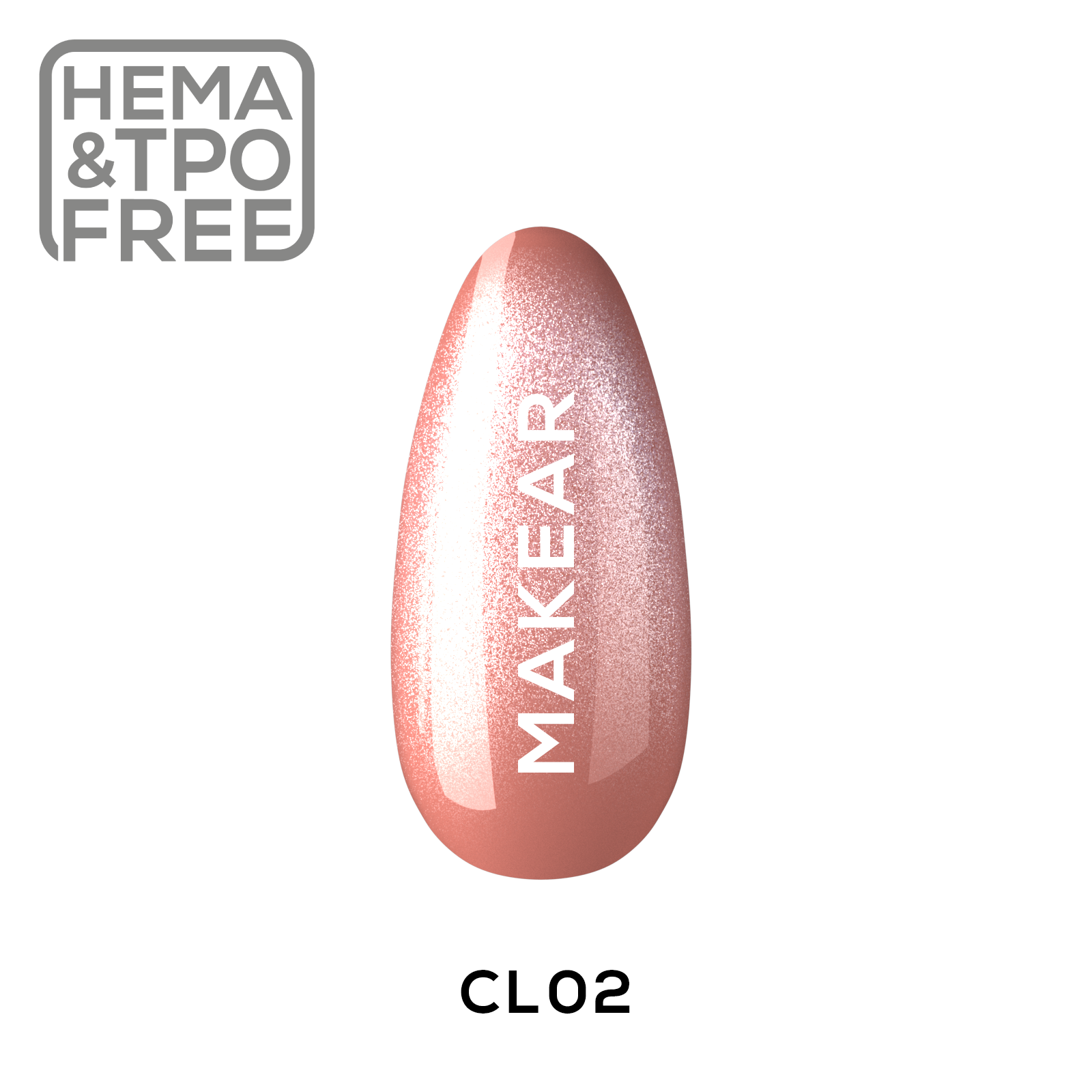 Makear Lakier Hybrydowy CL02 Tokio Lights 8Ml