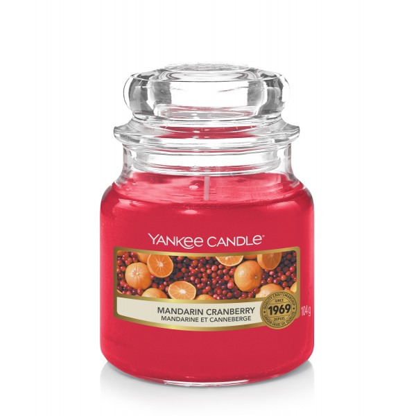 Świeca Zapachowa Mandarin Cranberry, Słoik Mały