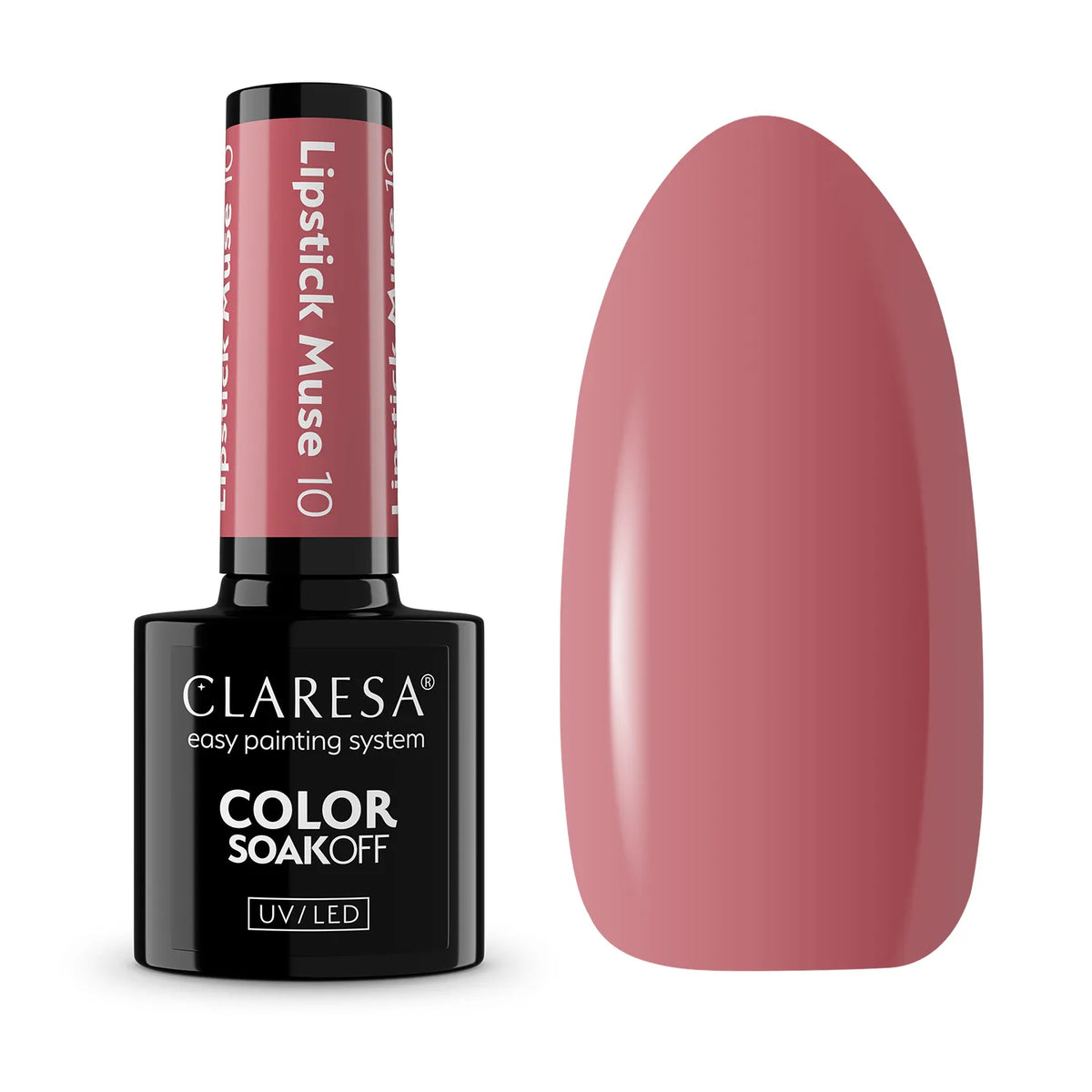 Claresa Lakier hybrydowy Lipstick Muse 10 Głęboki chłodny róż 5 g