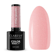 Claresa Lakier hybrydowy Lipstick Muse 4 Zgaszony róż z brokatem 5 g