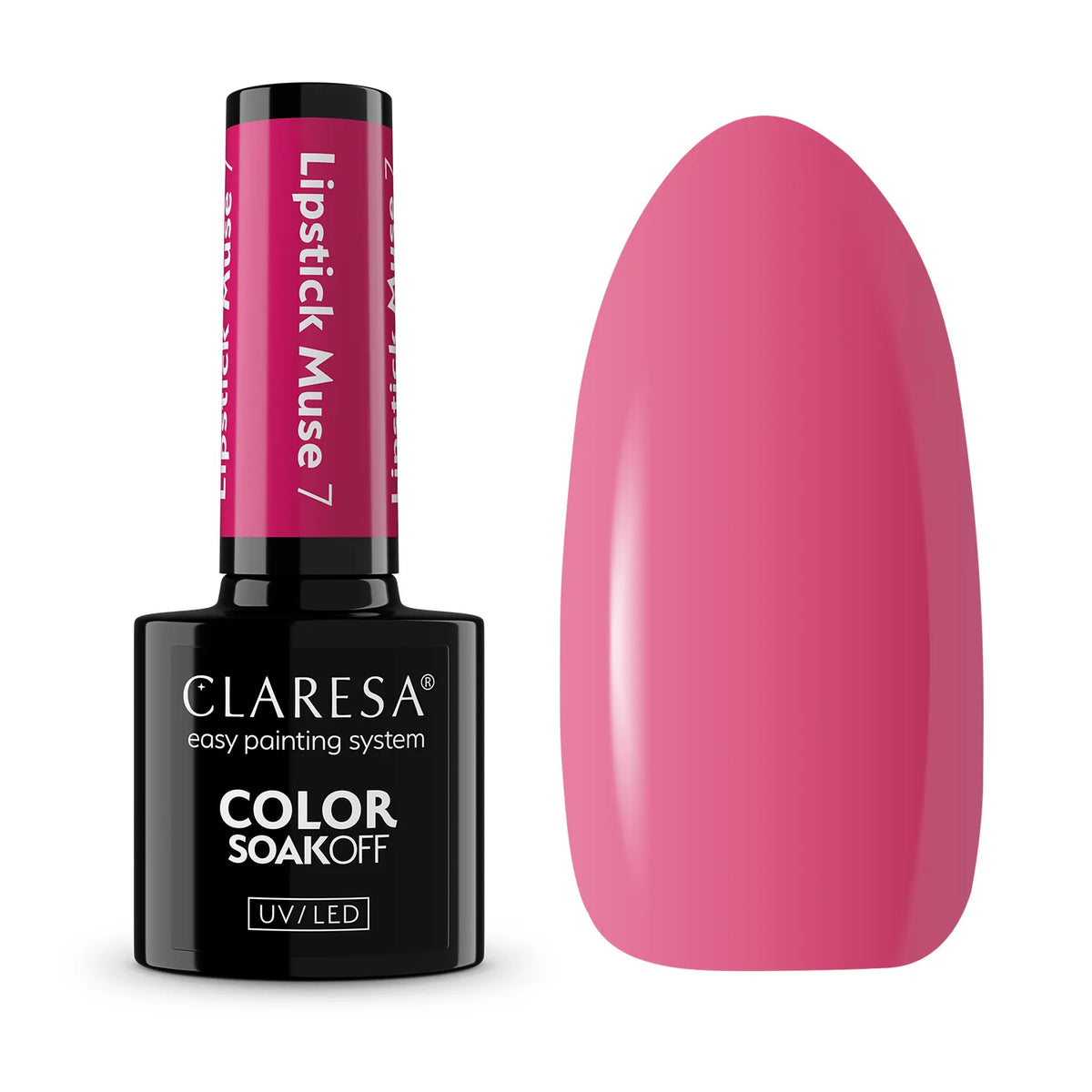 Claresa Lakier hybrydowy Lipstick Muse 7 Fuksja 5 g