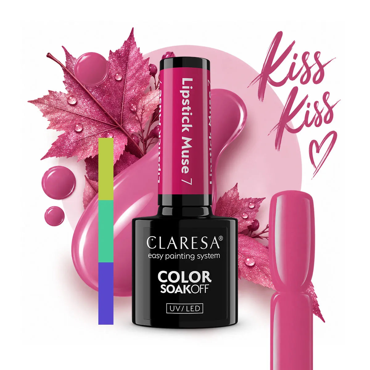Claresa Lakier hybrydowy Lipstick Muse 7 Fuksja 5 g