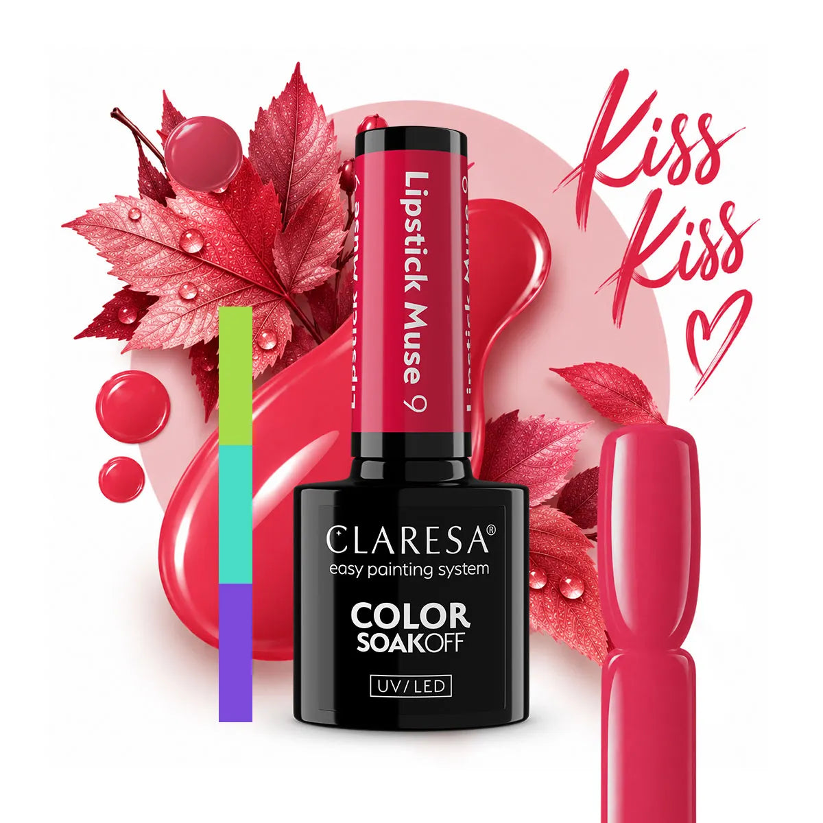 Claresa Lakier hybrydowy Lipstick Muse 9 Malinowa fuksja 5 g