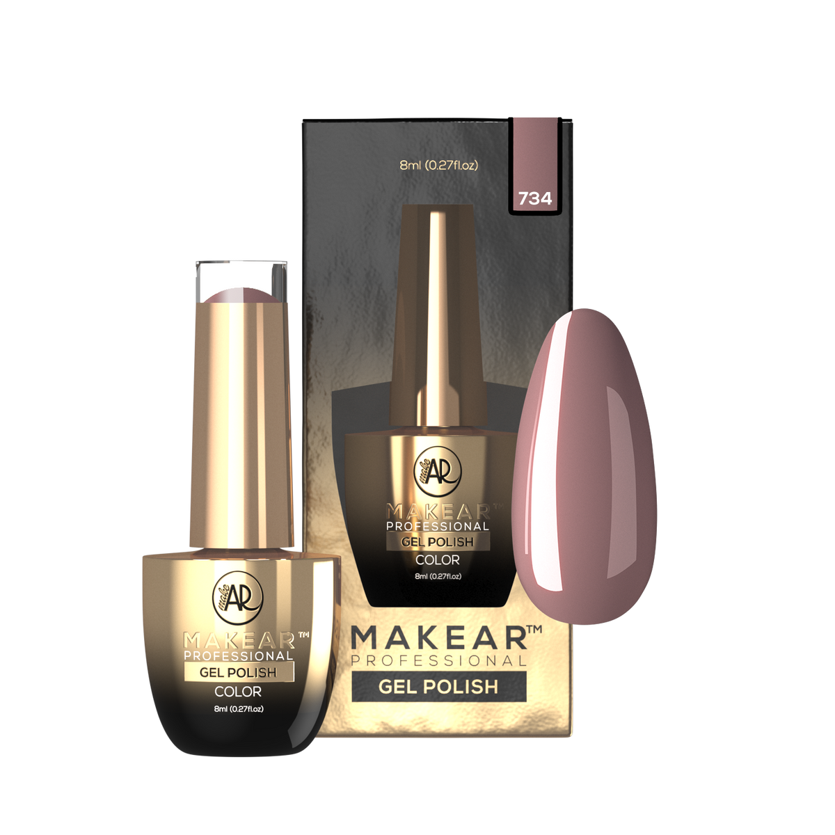 MAKEAR Makear Hybrid-Nagellack 734 Regular 8Ml — Inhaltsstoffe und Bewertung