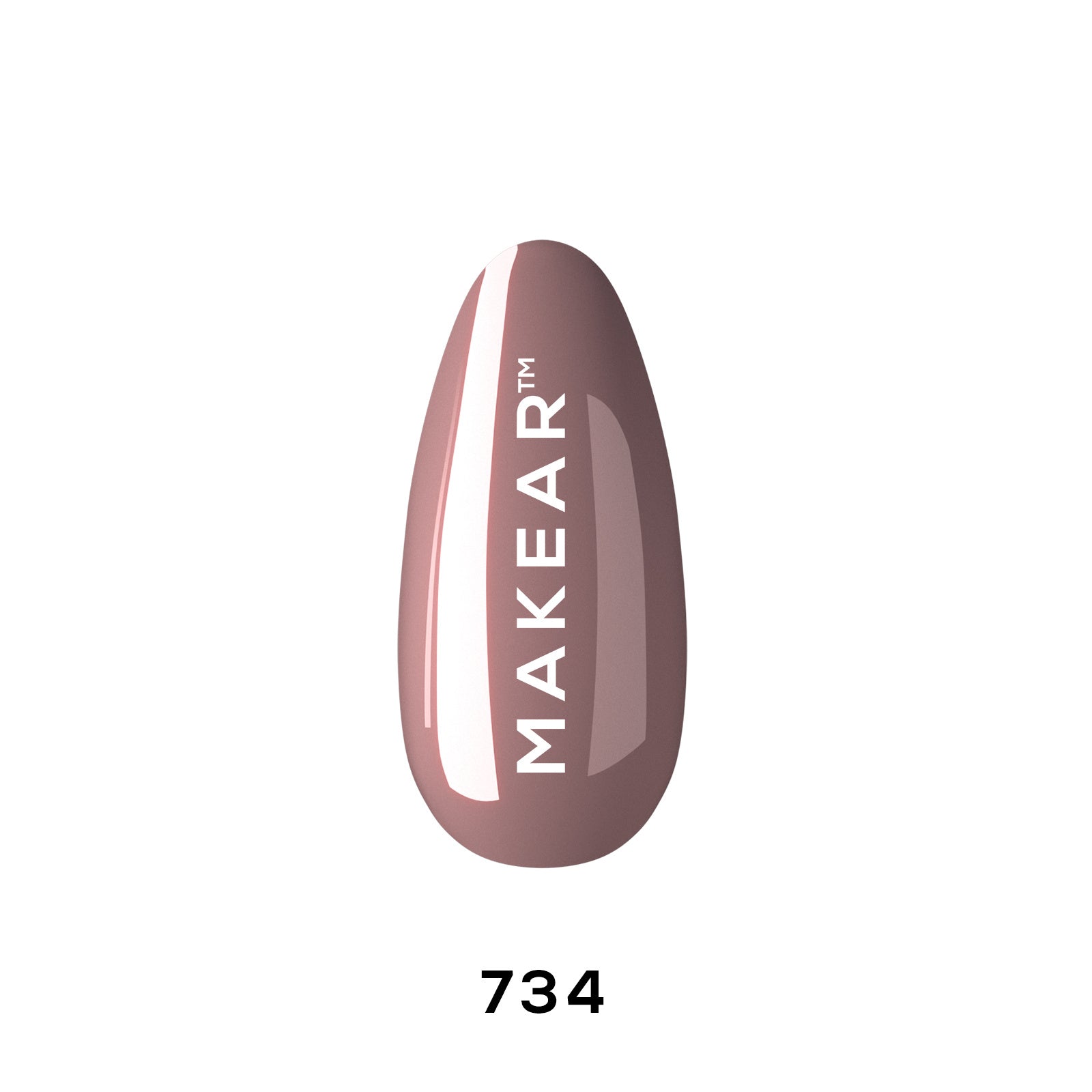 Makear Lakier Hybrydowy 734 Regular 8Ml