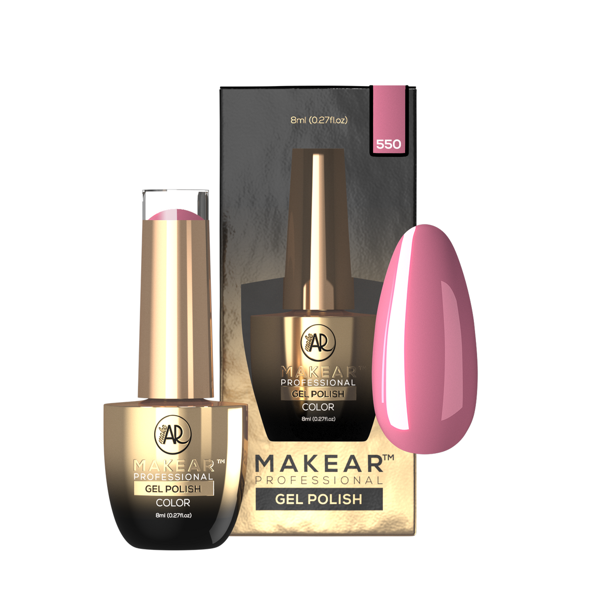 MAKEAR Makear Hybrid-Nagellack 550 Regular 8Ml — Inhaltsstoffe und Bewertung