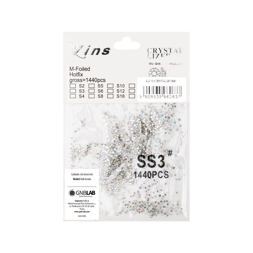 Cyrkonie A'la Swarovski - Ss3 - Crystal AB 1440 szt