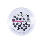 Cyrkonie Swarovski Ss10 20Szt - Jet 280 Hematite