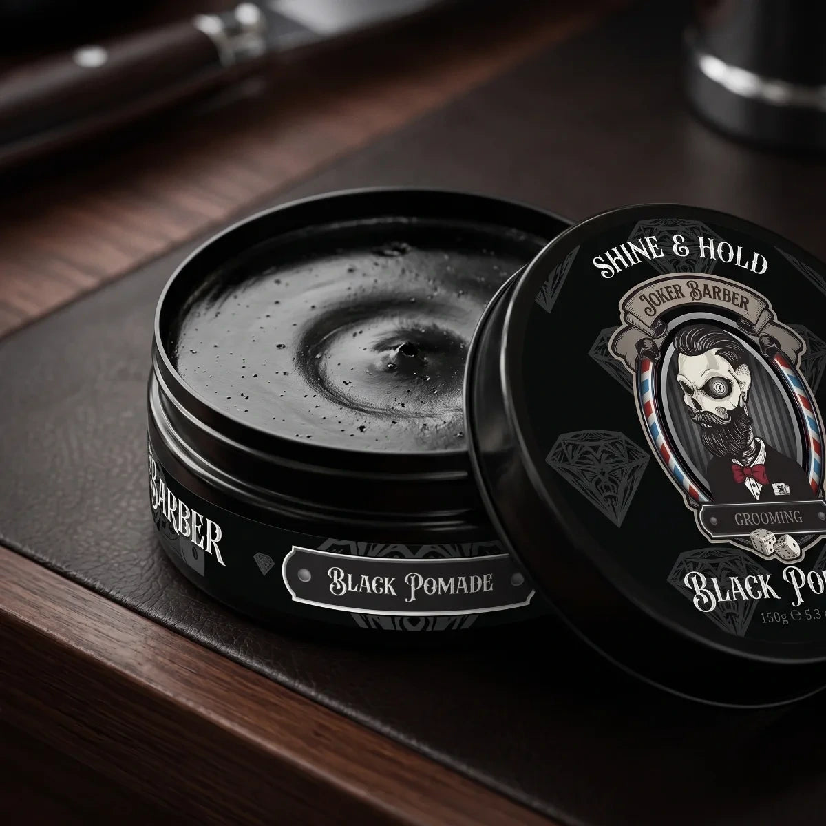 Joker Barber Black Pomade Czarna Pomada do Włosów 150 ml