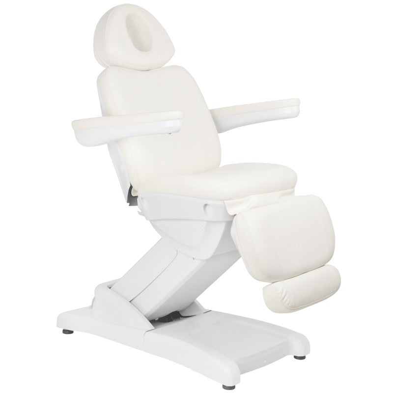 FOTEL Kosmetyczny Elektr. Azzurro 871a 2 Siln. Biały