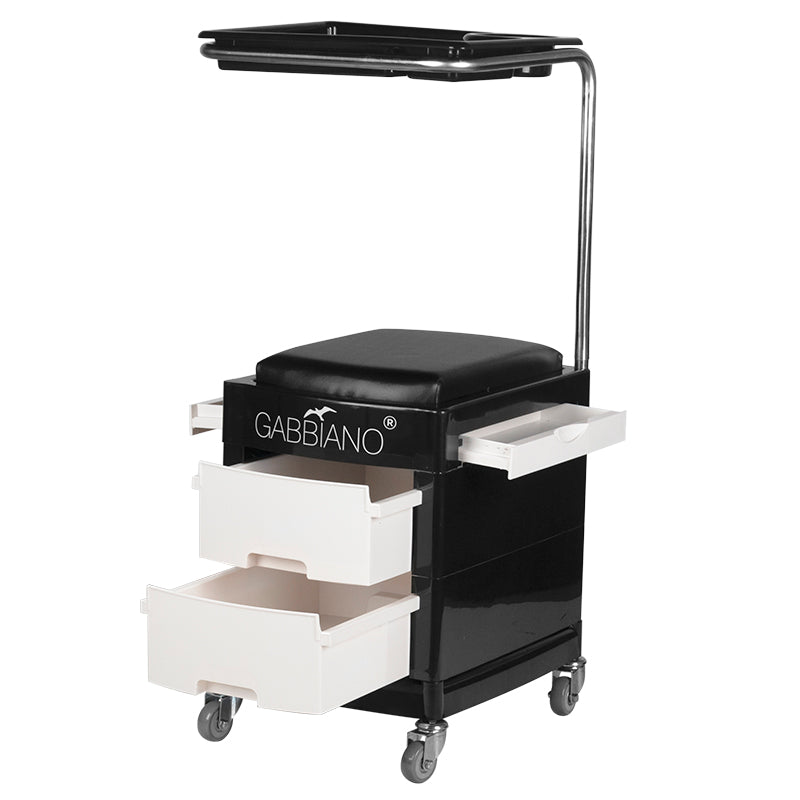 Pomocnik - Taboret Do Pedicure 16 Plus Black/White