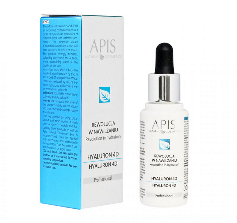 APIS Bezzapachowy kwas hialuronowy 4D, 30ml