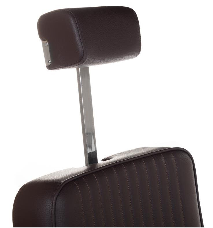Fotel barberski LUMBER BH-31823 Brązowy