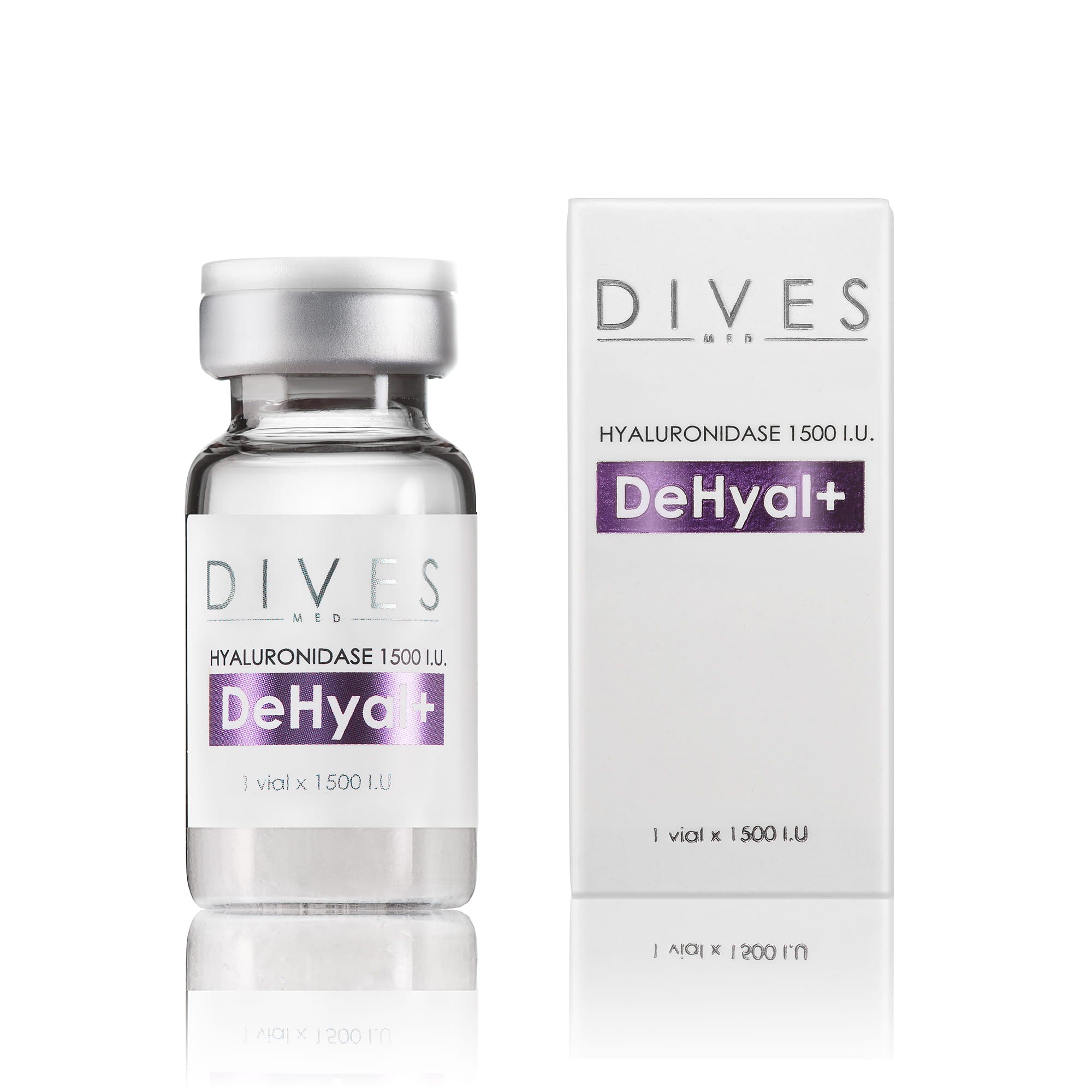 Dives Dehyal+ Liofilizowana Hialuronidaza W Proszku 1500 I.U 10ml