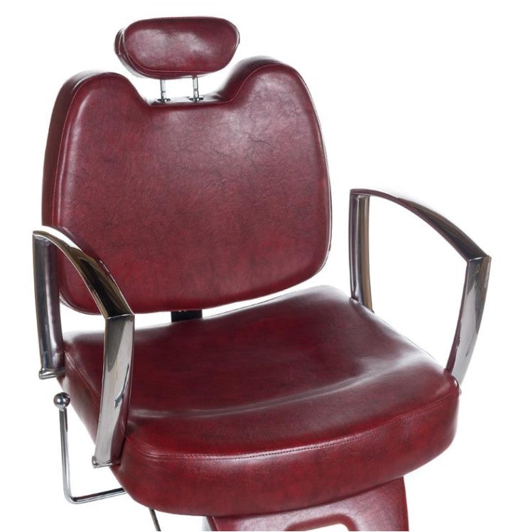 Fotel barberski HOMER II BH-31275 Czerwony