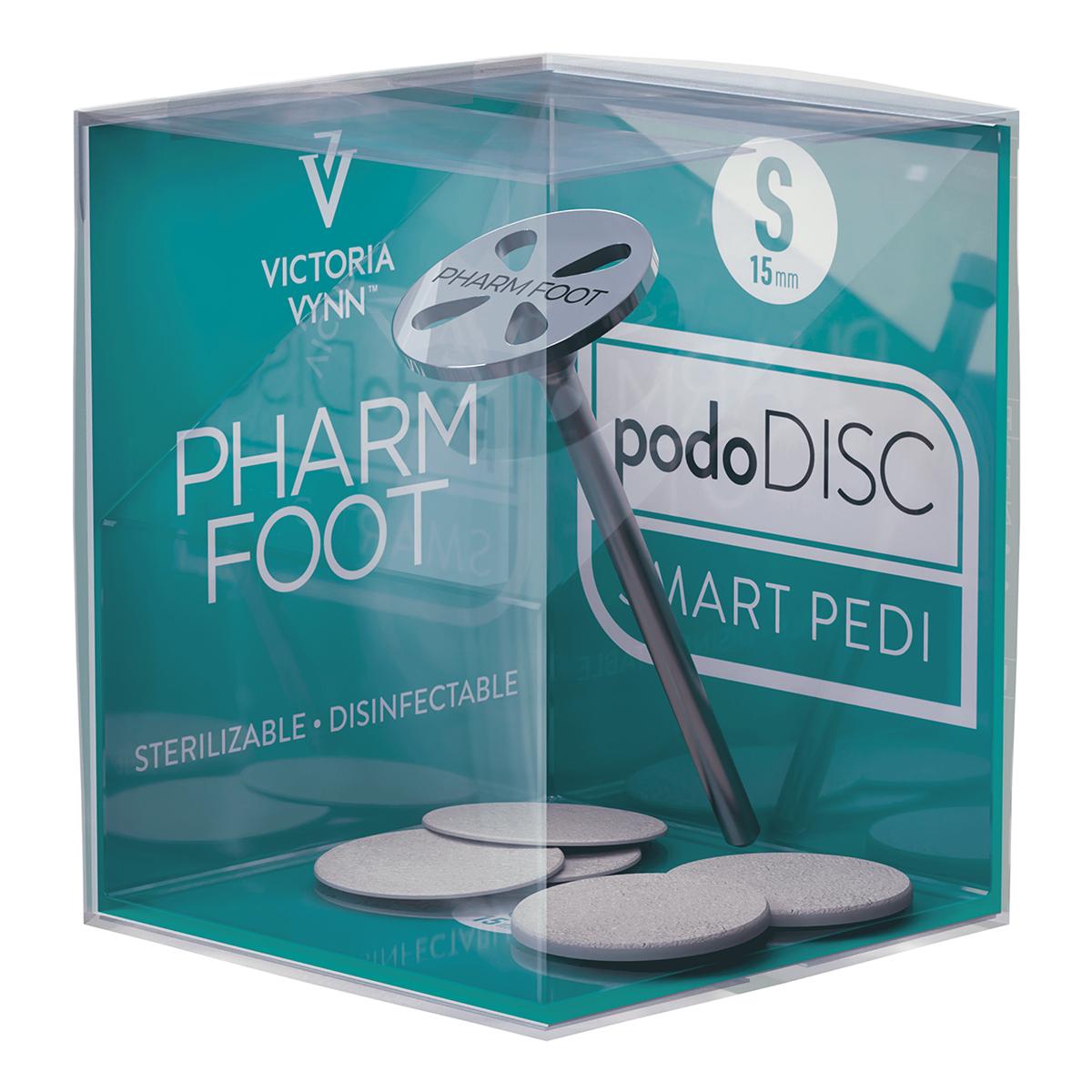 Pharm Foot Podo Disc Rozmiar S 15 mm Metalowy Dysk Do Pedicure Podologicznego I Kosmetycznego