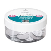 Pharm Foot Podo File Tape Layer 180, M Wymienne Nakładki Ścierne Na Podo Disc 50 Szt. W Słoiczku