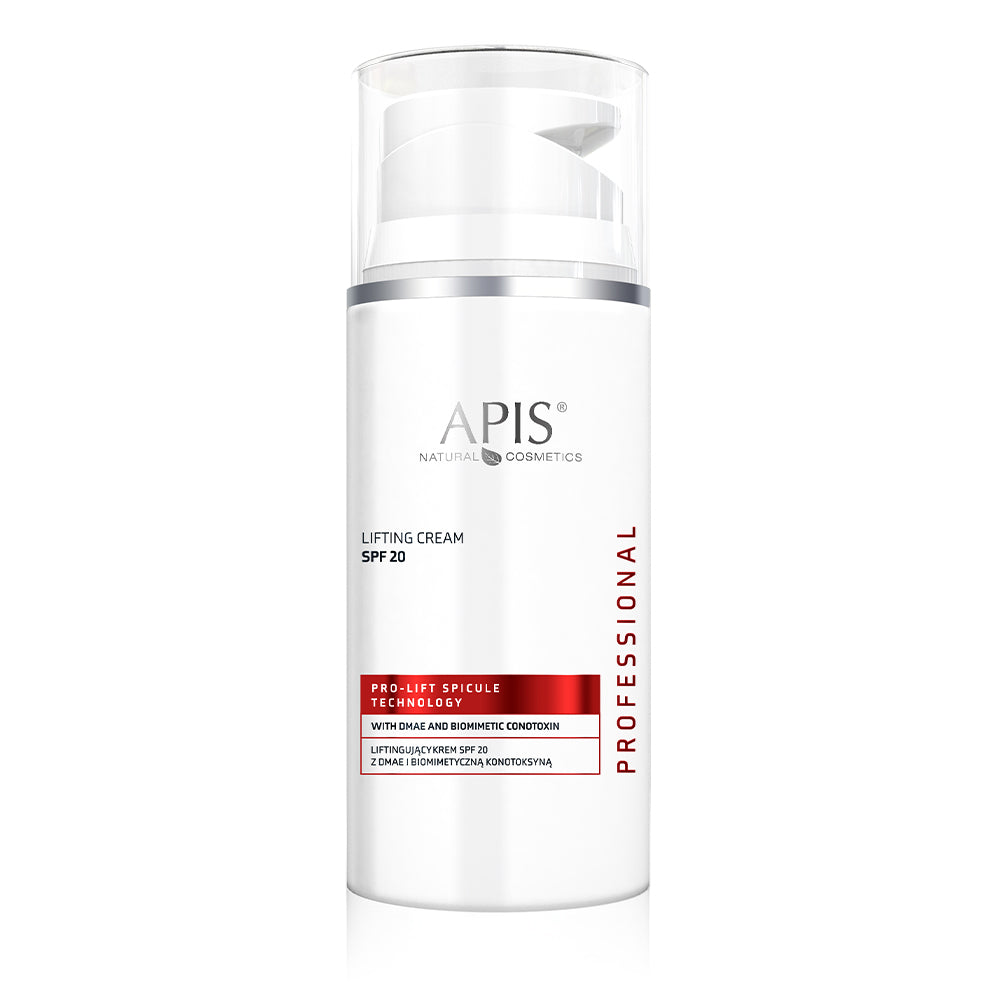 APIS Professional Apis Pro-Lift Spicule Technology Liftingujący Krem Z Dmae I Biomimetyczną Konotoksyną SPF 20 / 100 Ml
