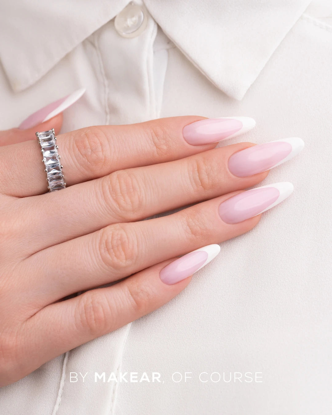 Makear Żel Do Zdobień French Manicure Gel White FG01 5 ml