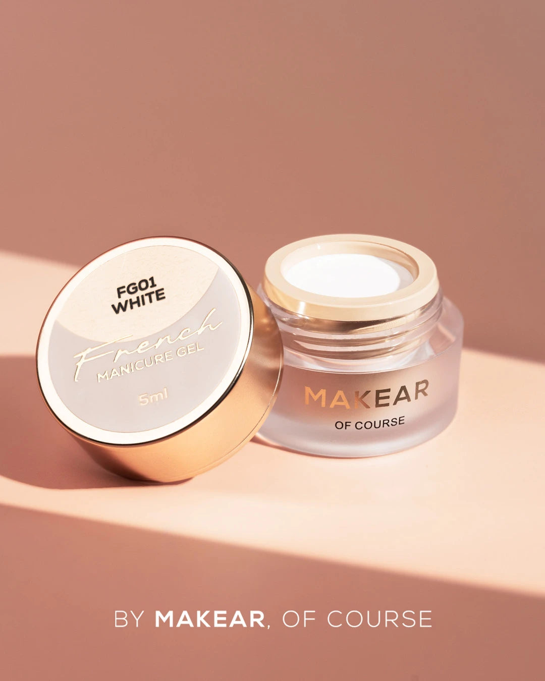 Makear Żel Do Zdobień French Manicure Gel White FG01 5 ml