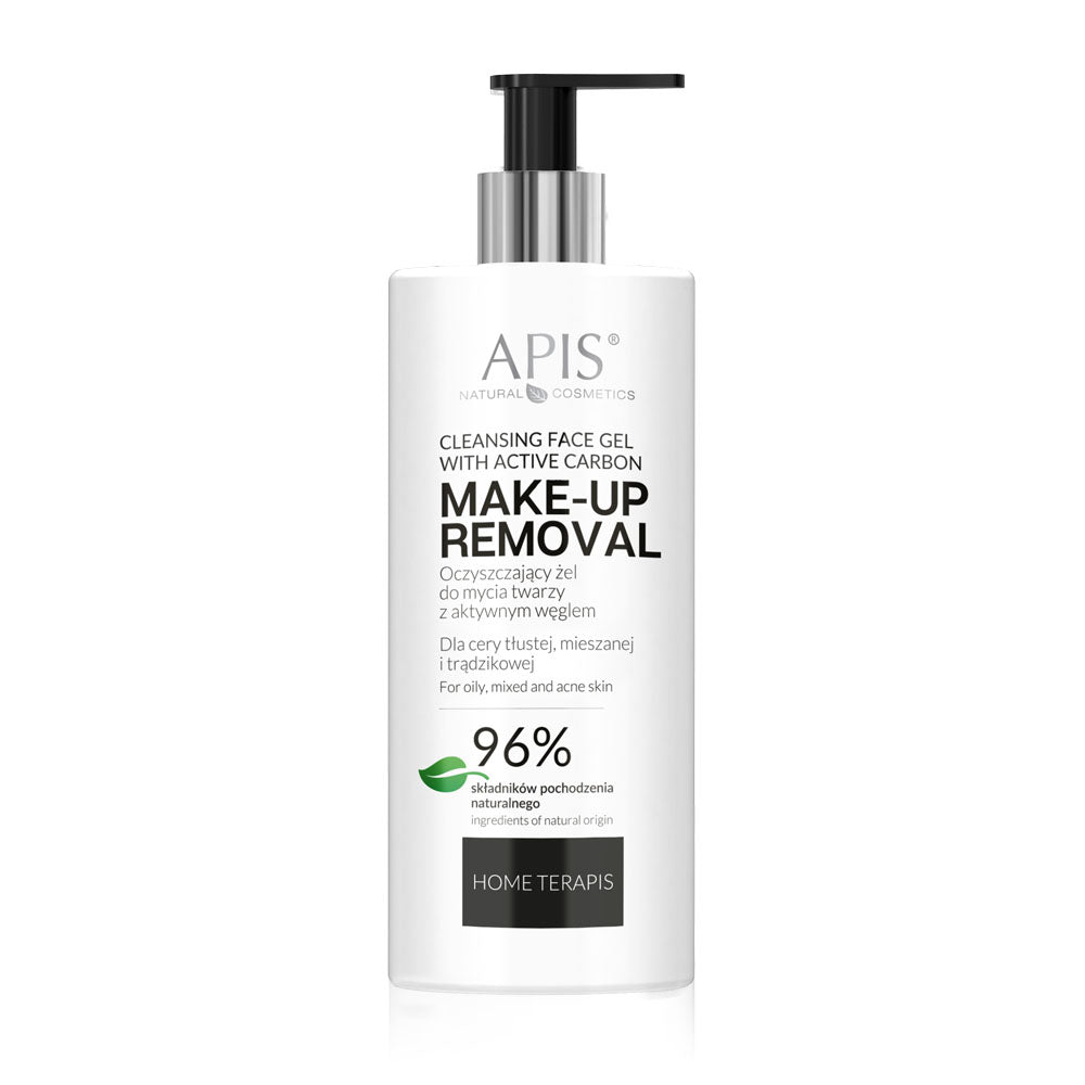 APIS Professional APIS Oczyszczający Żel do Mycia Twarzy z Aktywnym Węglem 300ml