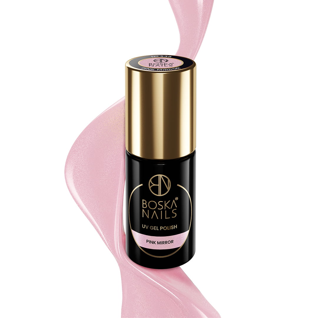 Boska Nails Lakier Hybrydowy Natural Look Pink Mirror No 538 6ml