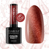 Claresa - Lakier Hybrydowy Cat Eye Brown 5g