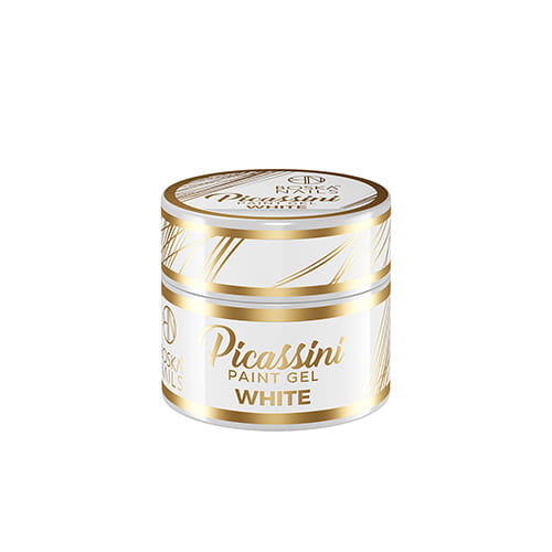 Boska Nails Żel Do Zdobień Picassini Paint Gel White 5ml