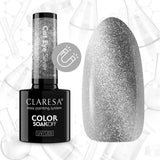 Claresa - Lakier Hybrydowy Cat Eye Silver 5g