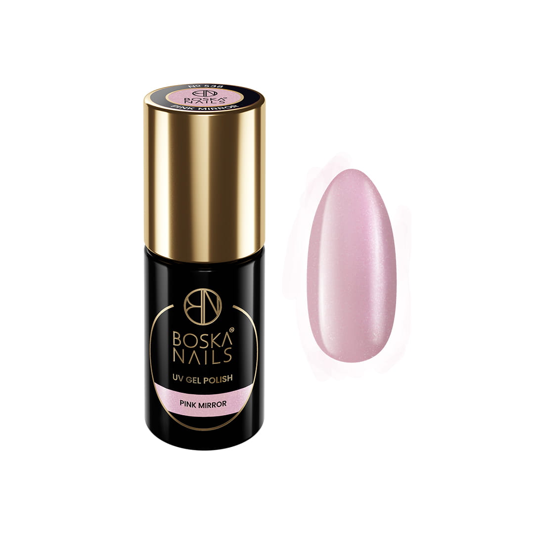 Boska Nails Lakier Hybrydowy Natural Look Pink Mirror No 538 6ml
