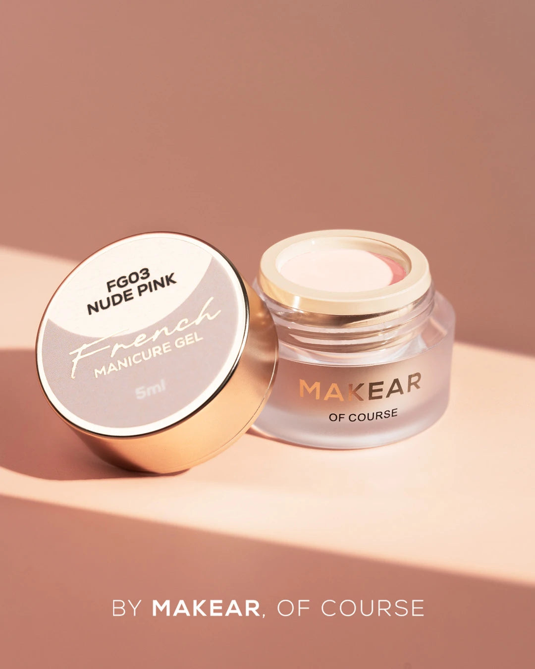 Makear Żel Do Zdobień French Manicure Gel Nude Pink FG03 5 ml