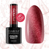 Claresa - Lakier Hybrydowy Cat Eye Red 5g