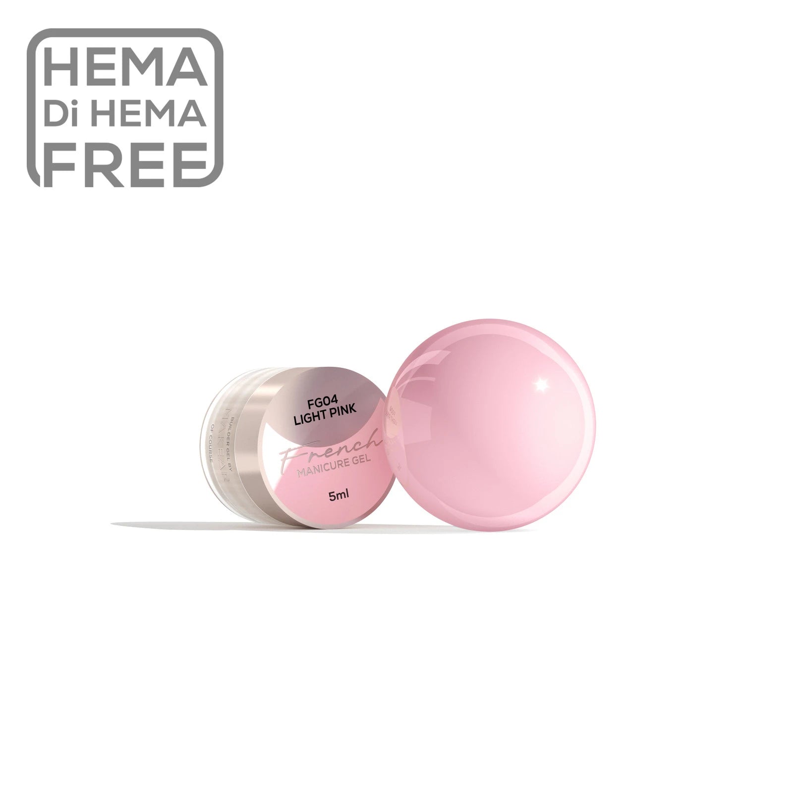 Makear Żel Do Zdobień French Manicure Gel Light Pink FG04 5 ml