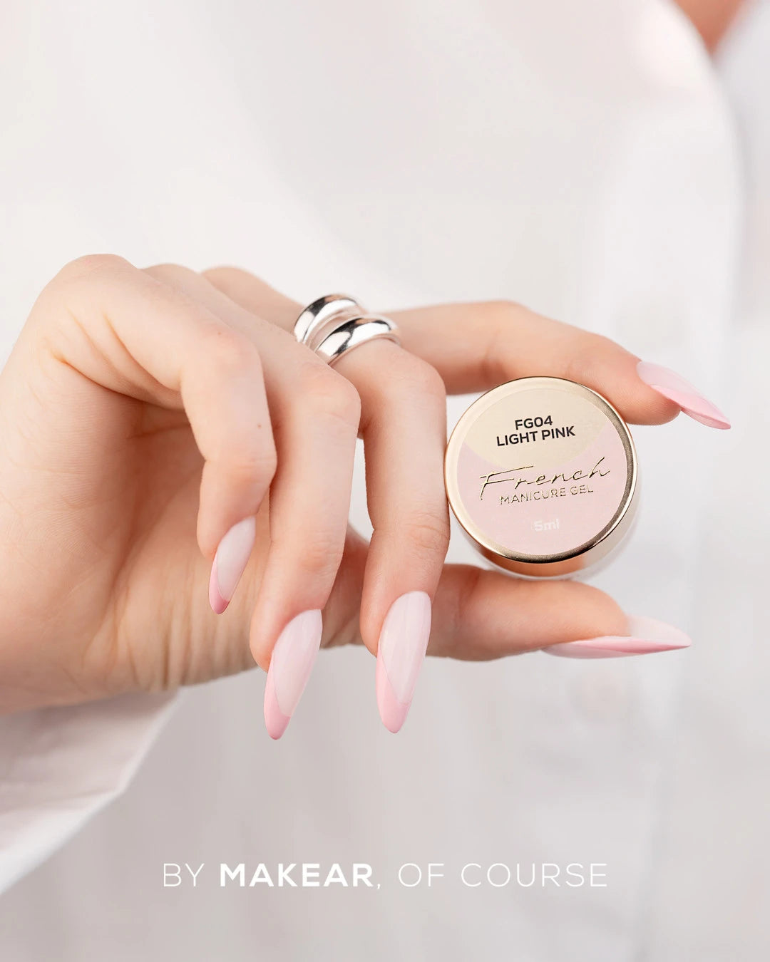 Makear Żel Do Zdobień French Manicure Gel Light Pink FG04 5 ml