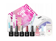 Claresa Gift Of Beauty Xmas Świąteczny Zestaw Startowy Do Manicure Z Lampą