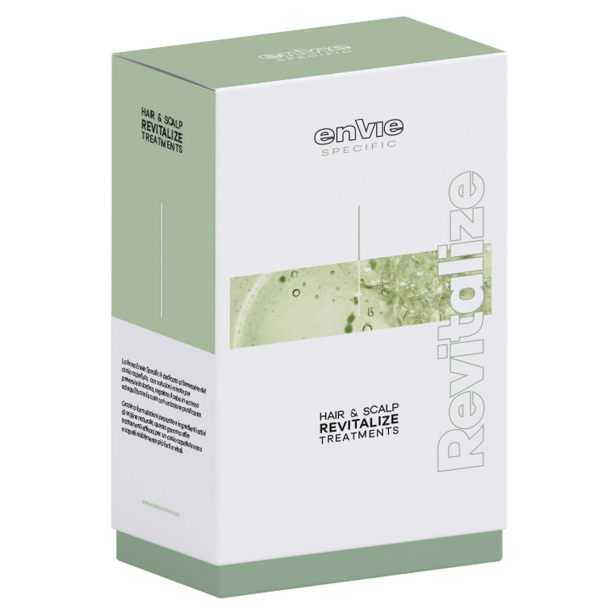 Poniks Envie Zestaw 2 X Ampułki 10 X10 Ml Lotion Na Porost Włosów / Szampon Wzmacniający 250 Ml Revitalize Specyfic