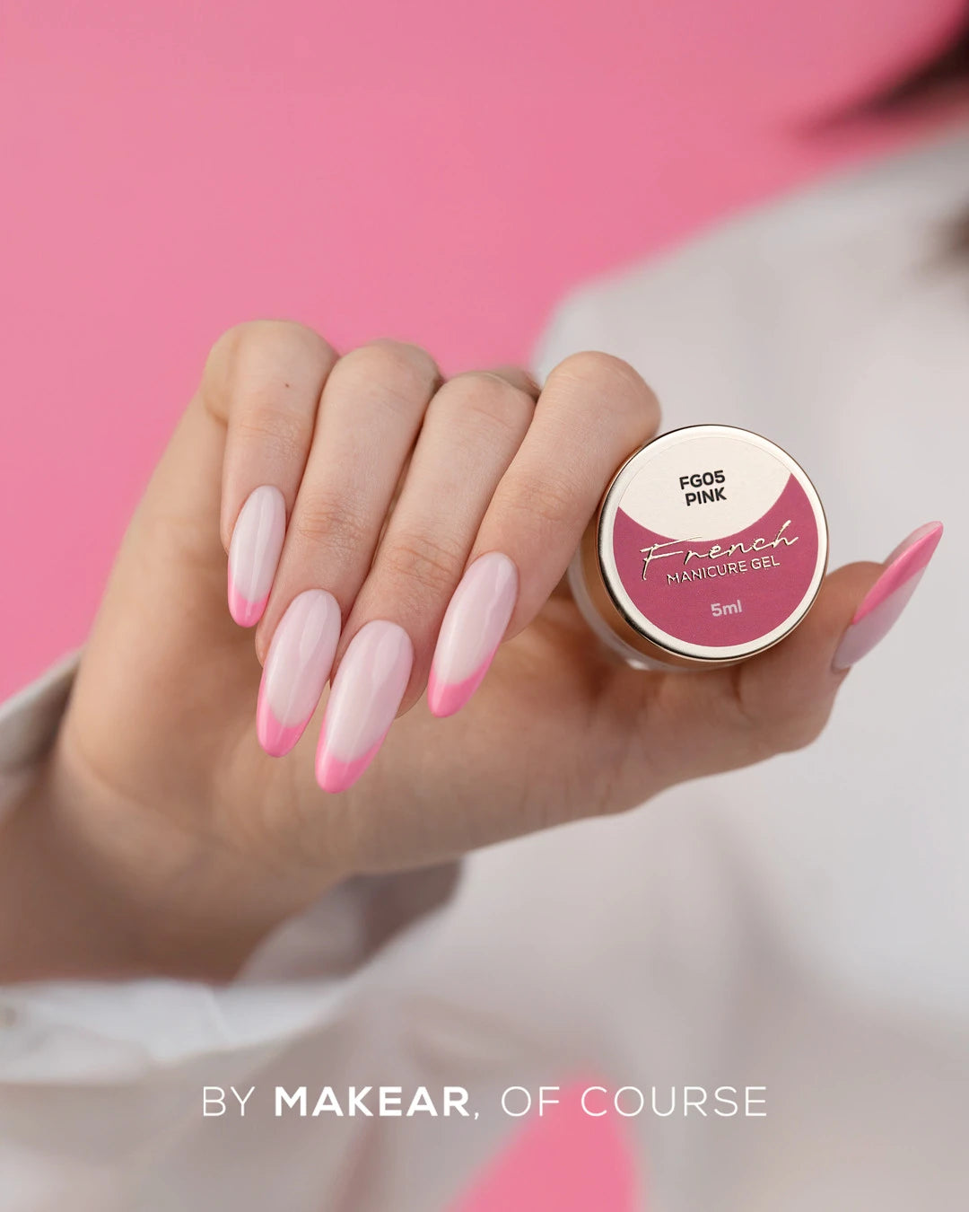 Makear Żel Do Zdobień French Manicure Gel Pink FG05 5 ml