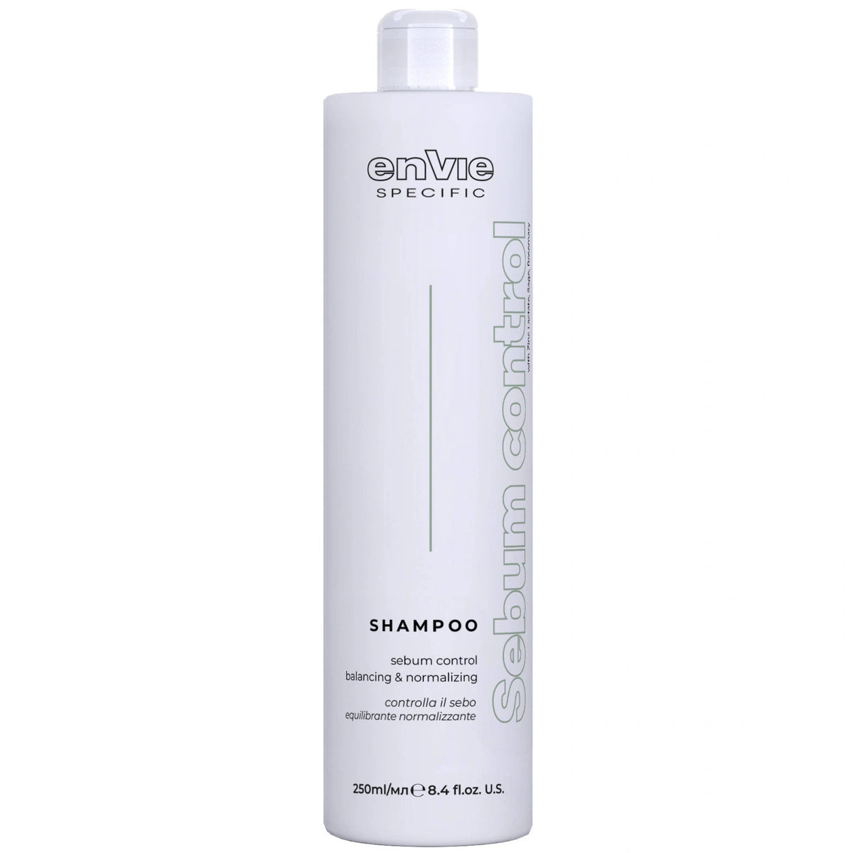 Poniks Envie Specyfic Szampon Usuwający Zanieczyszczenia Z Przetłuszczającej Się Skóry Głowy I Redukuje Nadmiar Sebum 250 Ml