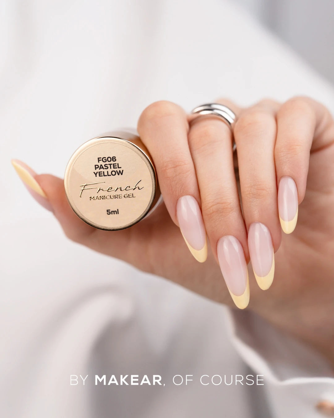 Makear Żel Do Zdobień French Manicure Gel Pastel Yellow FG06 5 ml