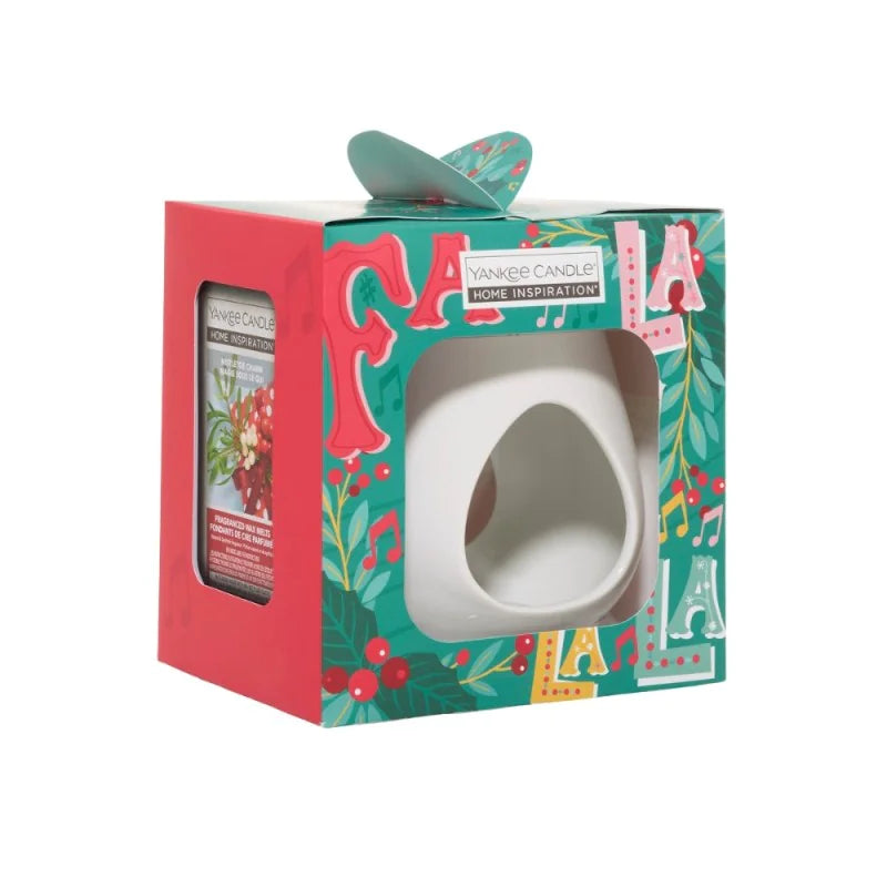 Yankee Candle Zestaw Kominek Z Woskiem Fa La La La